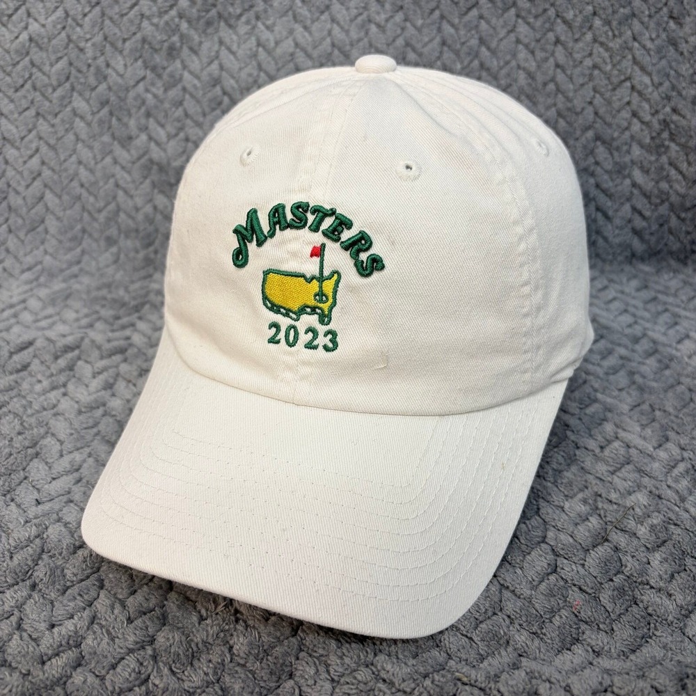 American Needle Masters 2023 OSFA White Embroidered Adjustable Hat
